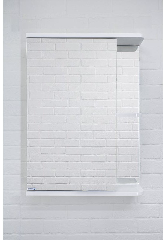 Шкаф зеркальный навесной Kabinka.kz DA1601HZ 51.5x15.3x70см белый купить,NaN