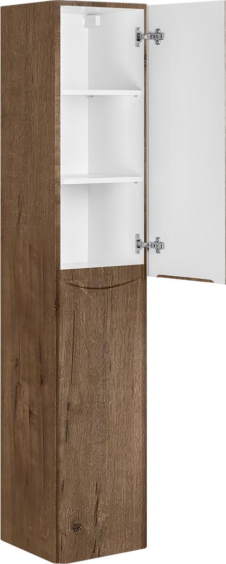 Шкаф-пенал навесной KABINKA.KZ VSC-2P170VO-R, 35x35x170 см, коричневый