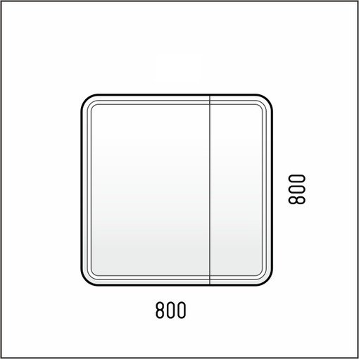 Corozo &#34;Алабама 80С , 80x15x80 см, белый