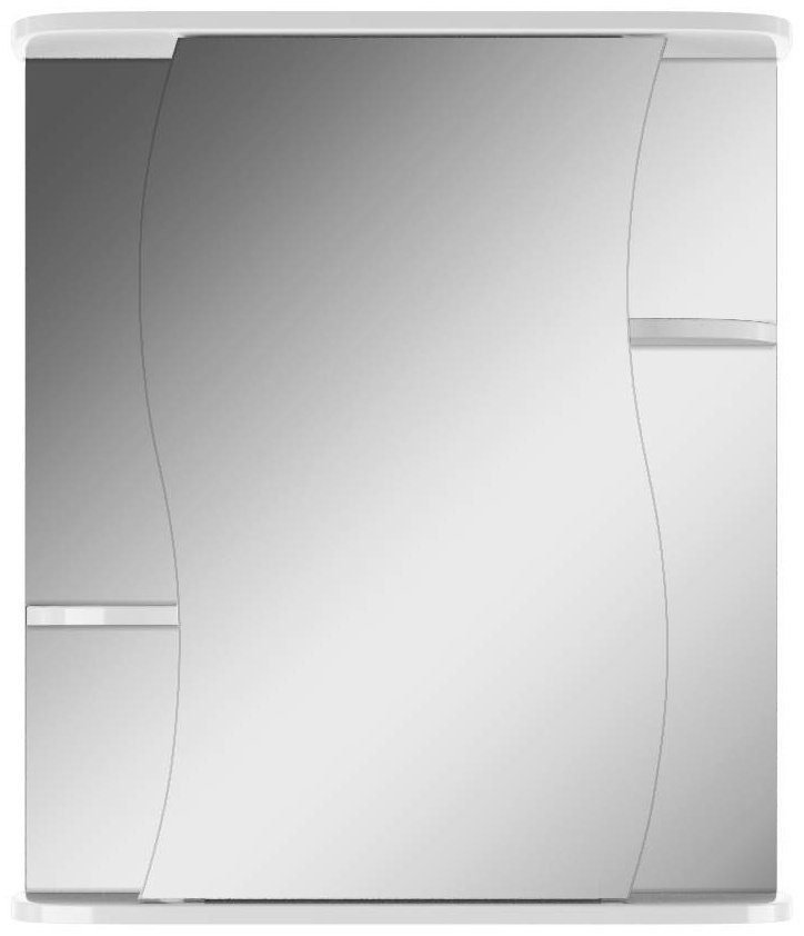 Шкаф зеркальный навесной KABINKA.KZ DA1040HZ, 61.6x15.7x70 см, белый
