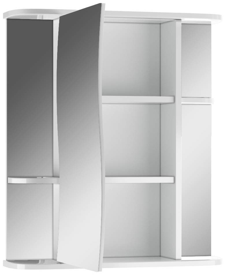 Шкаф зеркальный навесной KABINKA.KZ DA1040HZ, 61.6x15.7x70 см, белый