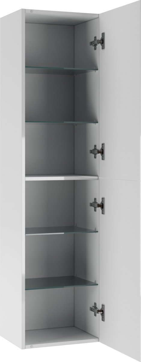 Шкаф-пенал навесной KABINKA.KZ Graffo 40, 40x32.2x153.1 см, белый