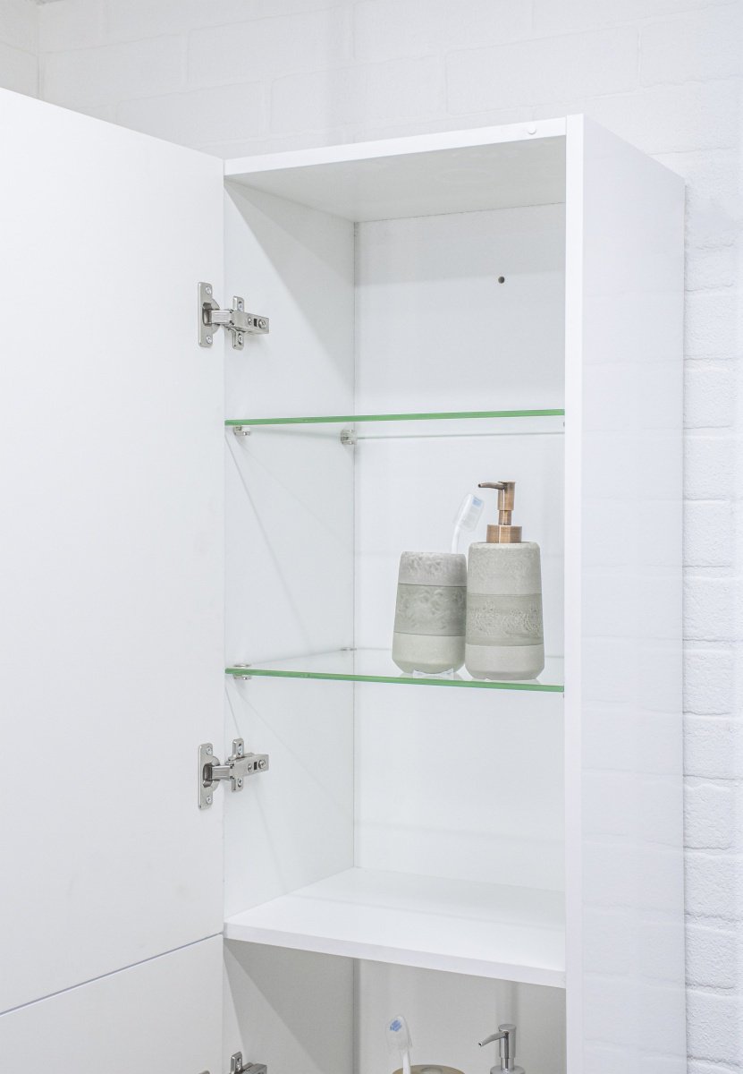 Шкаф-пенал навесной KABINKA.KZ Graffo 40, 40x32.2x153.1 см, белый