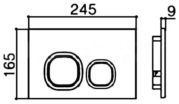 WeltWasser унитаз с инсталляцией SALZBACH AS506ST33, санфаянс