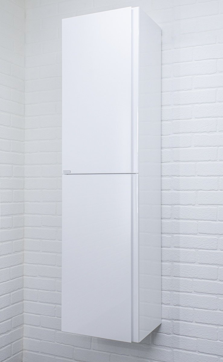 Шкаф-пенал навесной KABINKA.KZ Graffo 40, 40x32.2x153.1 см, белый