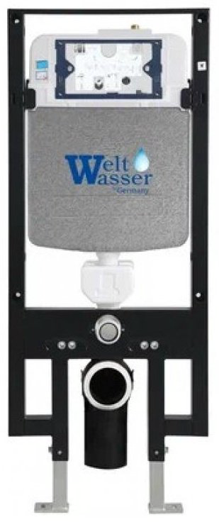 WeltWasser унитаз с инсталляцией ERLENBACH 004 GL-WT, санфаянс купить,244300