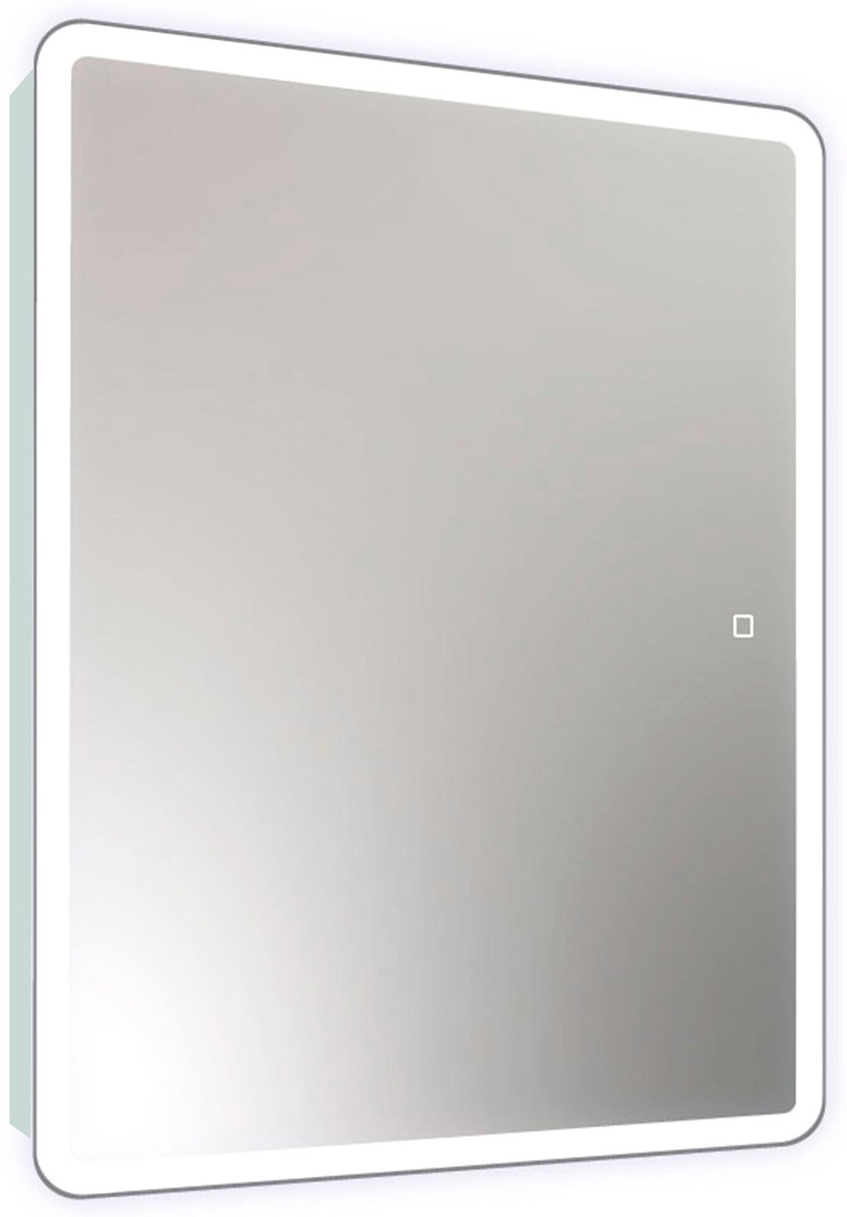 Шкаф навесной Континент Emotion LED , 60x14x80 см, белый