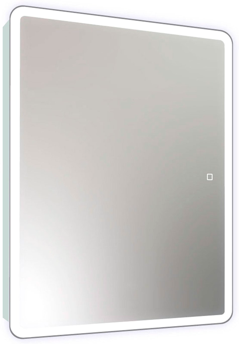 Шкаф навесной Континент Emotion LED , 60x14x80 см, белый купить,NaN