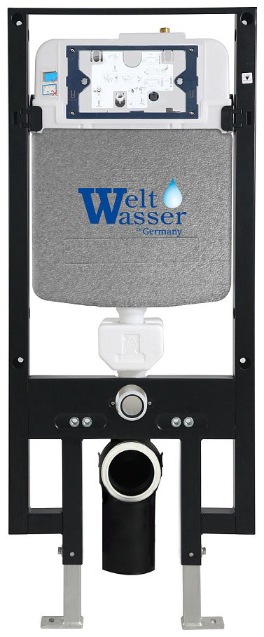 WeltWasser унитаз с инсталляцией HOFBACH 041 GL-WT, санфаянс купить,NaN