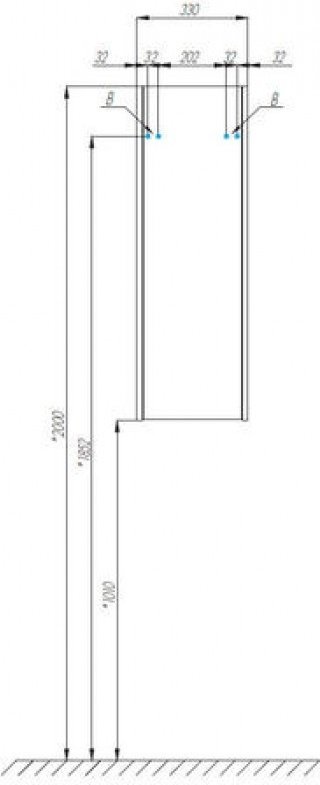 Шкаф навесной Акватон 1A219903SKW8R 33x33x99см белый купить,NaN