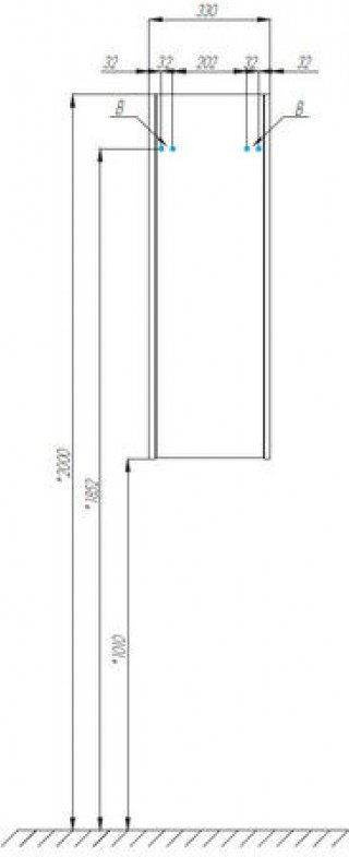 Шкаф навесной Акватон 1A219903SKW8R 33x33x99см белый купить,NaN