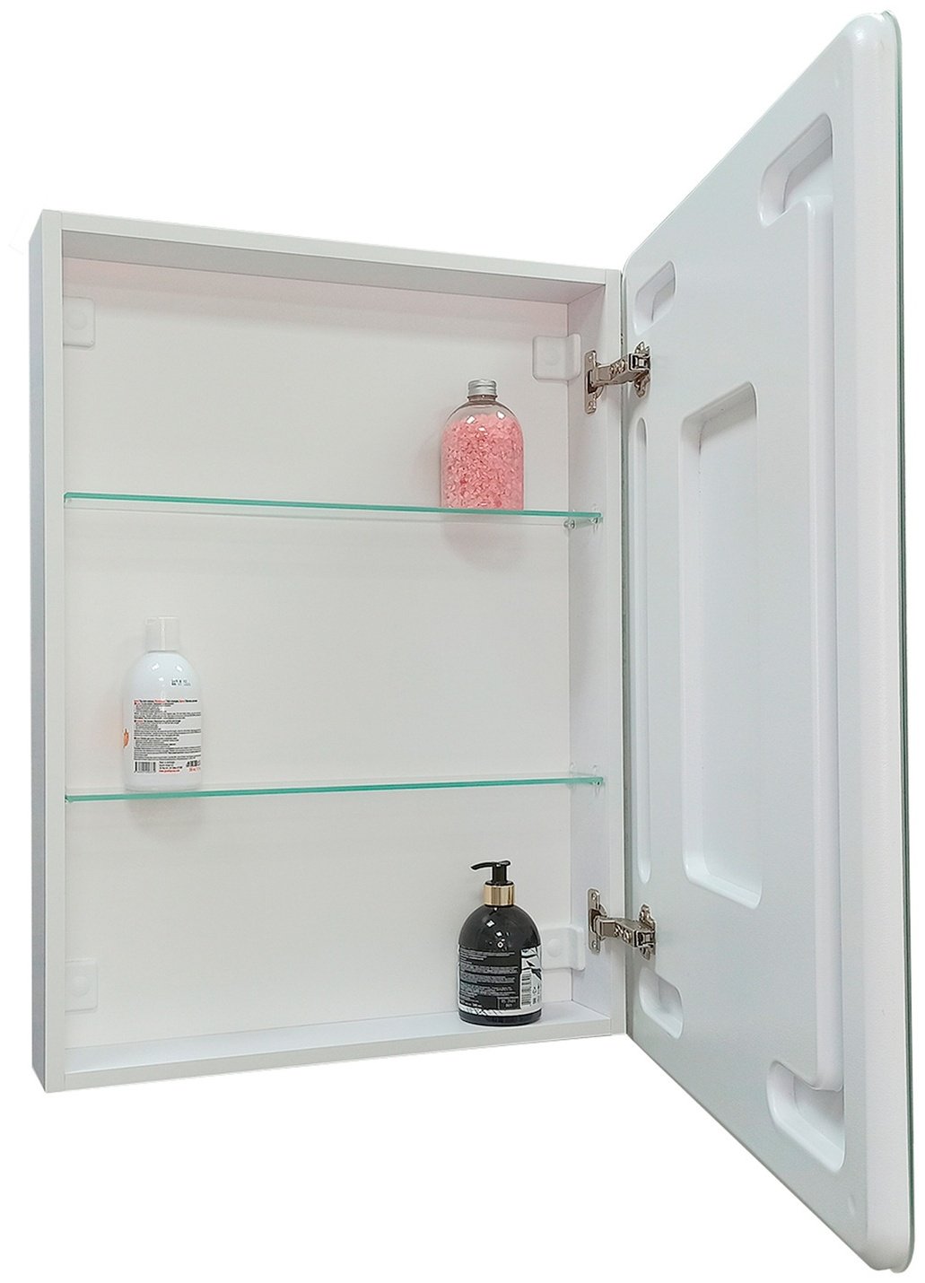 Шкаф навесной Континент Emotion LED , 60x14x80 см, белый