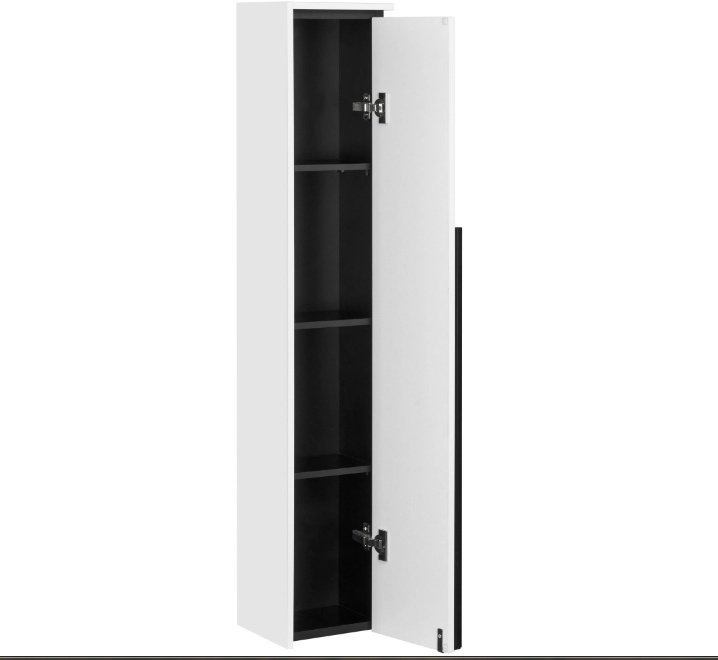 Шкаф навесной Roca Aneto, 23x52x120 см, белый купить,NaN
