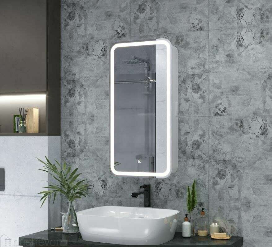 Шкаф навесной Taliente TA-CBled-EL4080R, 40x15x80 см, белый купить,NaN