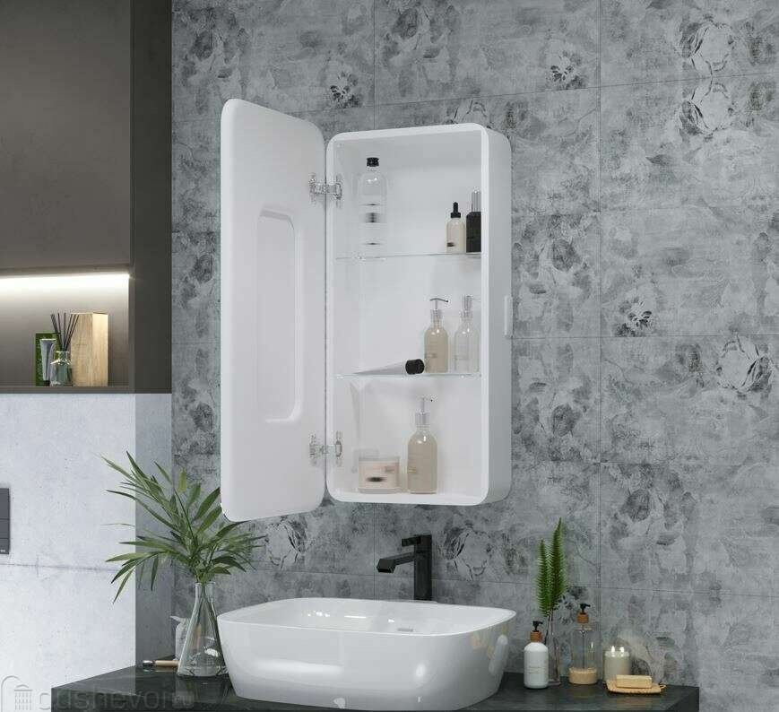 Шкаф навесной Taliente TA-CBled-EL4080R, 40x15x80 см, белый