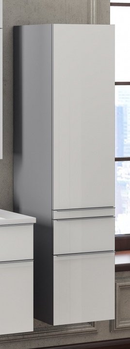 Шкаф навесной Smile 30x37.5x127 см, Кристалл Z0000010456