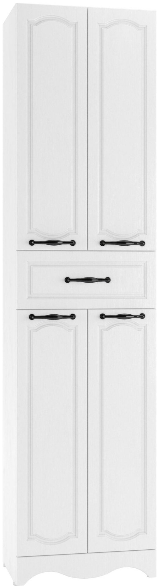 Шкаф-пенал напольный KABINKA.KZ DR6014P, 50.6x31.6x200.9 см, белый