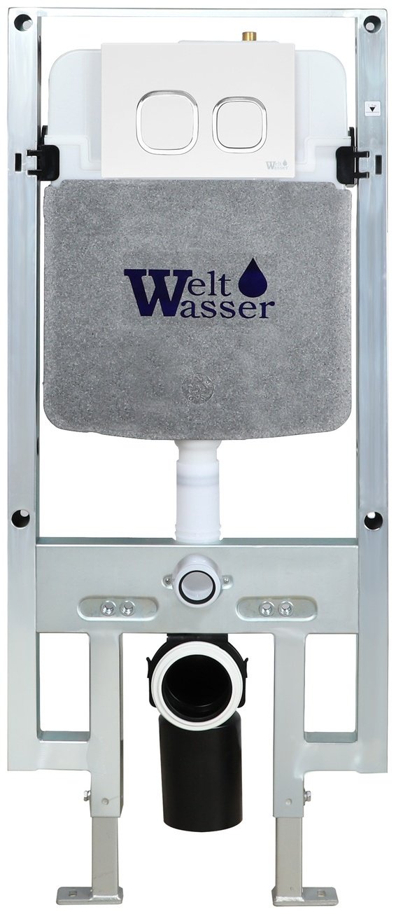 WeltWasser унитаз с инсталляцией SALZBACH 041 MT-GR, санфаянс купить,0