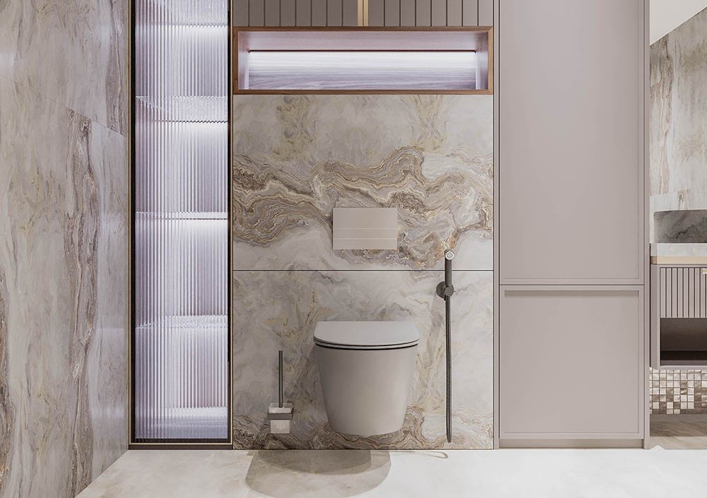 Унитаз Veconi VMO-48TGr серый