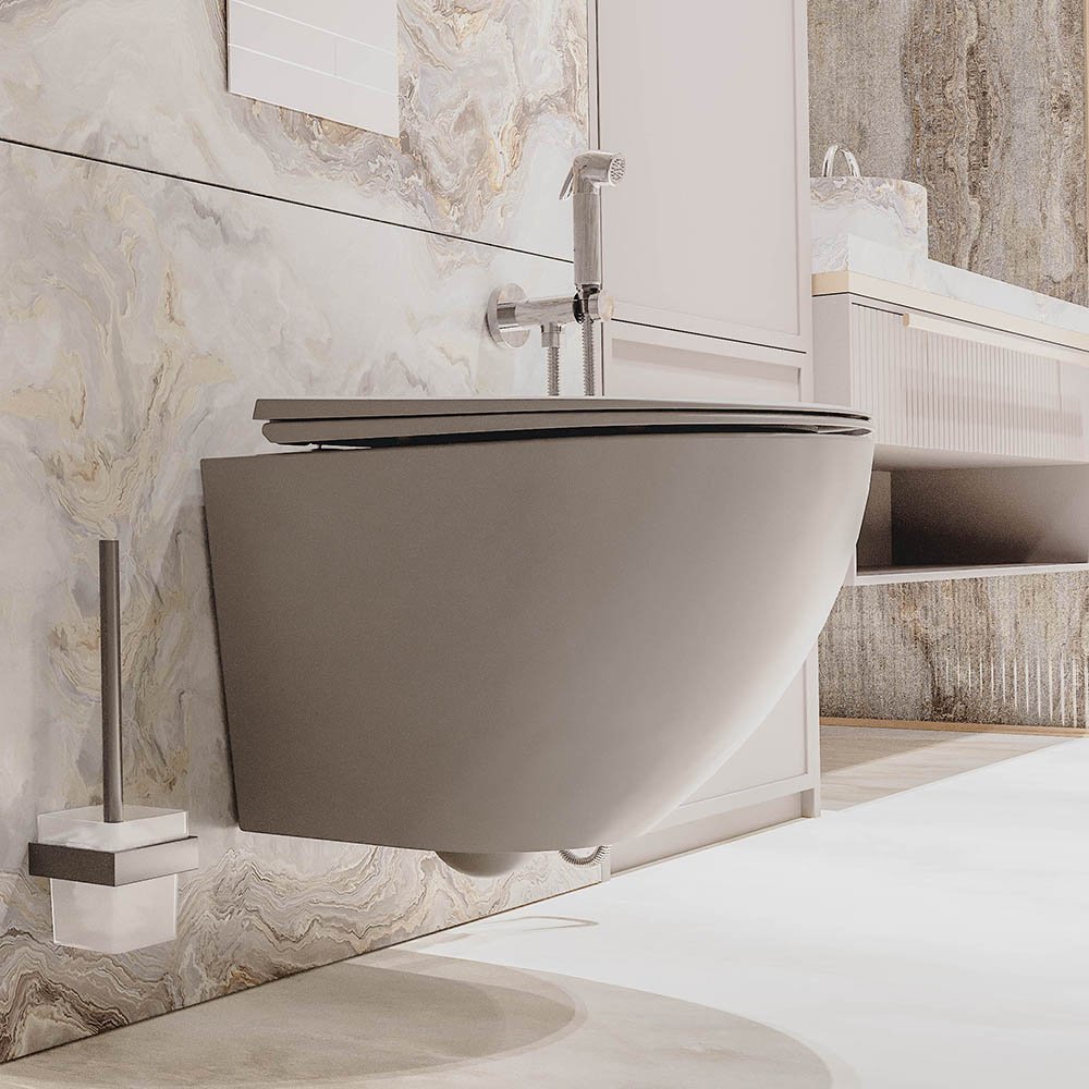 Унитаз Veconi VMO-48TGr серый