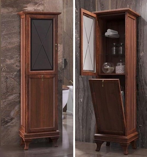 Шкаф-пенал Opadiris Борджи 44.3x36x167см купить,NaN