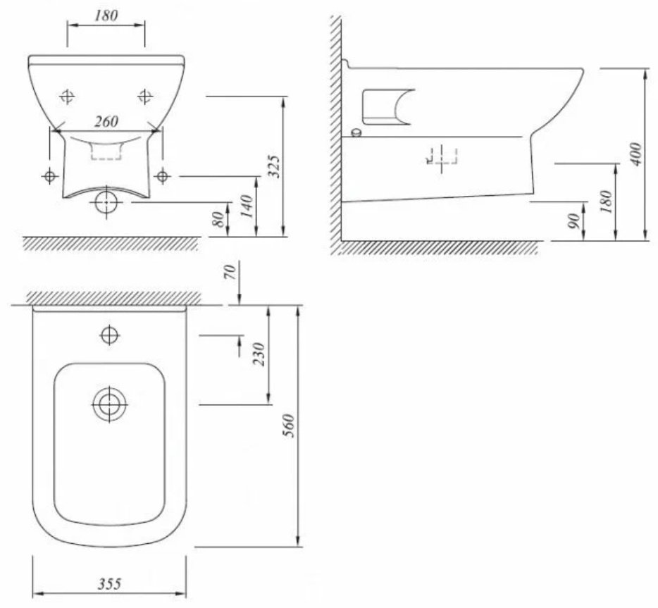 Kale биде Babel, санфарфор