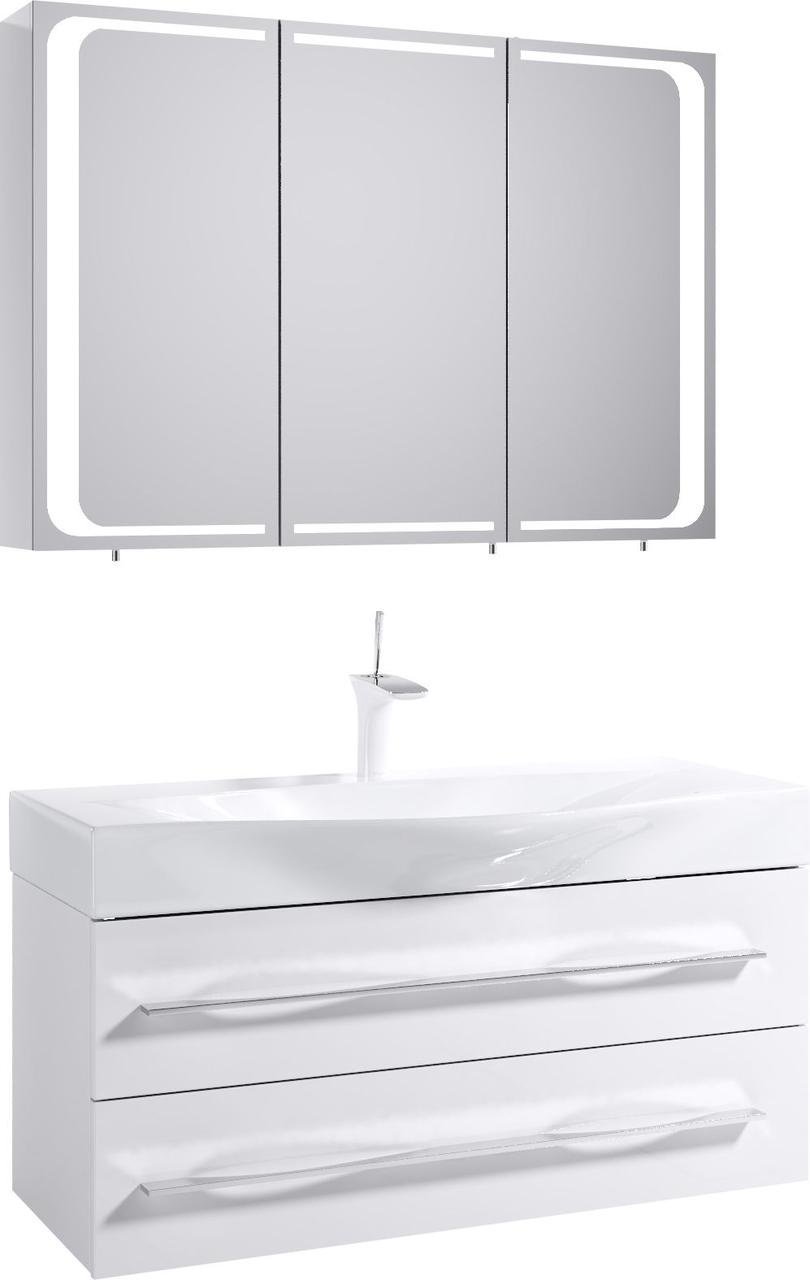 Шкаф навесной Aqwella Милан 80 15952, 80x17x70 см, белый