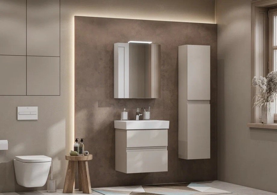 Шкаф навесной Roca OLETA 600, 60x13.7x70 см, белый