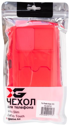 Чехол X-Game XG-S0721 для Xiaomi Redmi Note 10S розовый купить,NaN