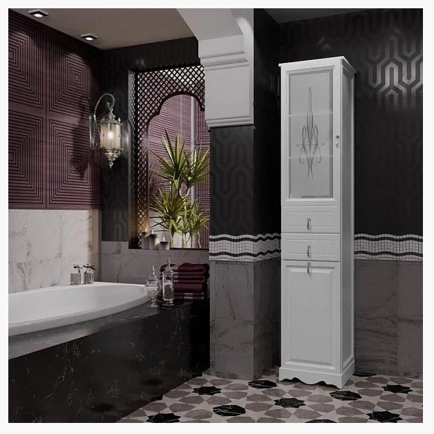 Шкаф напольный Opadiris 40.4x38x198.2, Тибет 40