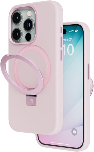 Чехол LEVELO для Apple iPhone 15 Pro Max розовый - ForteMarket Чехол LEVELO для Apple iPhone 15 Pro Max розовый купить,10070