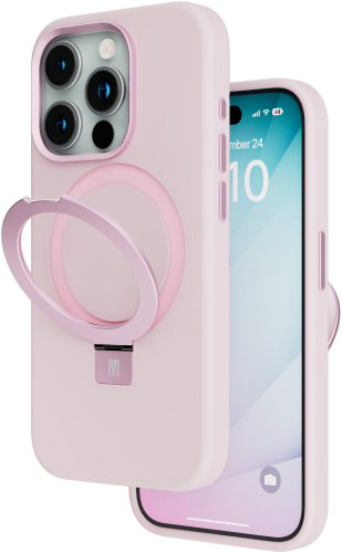 Чехол LEVELO для Apple iPhone 15 Pro Max розовый - ForteMarket Чехол LEVELO для Apple iPhone 15 Pro Max розовый купить,10070