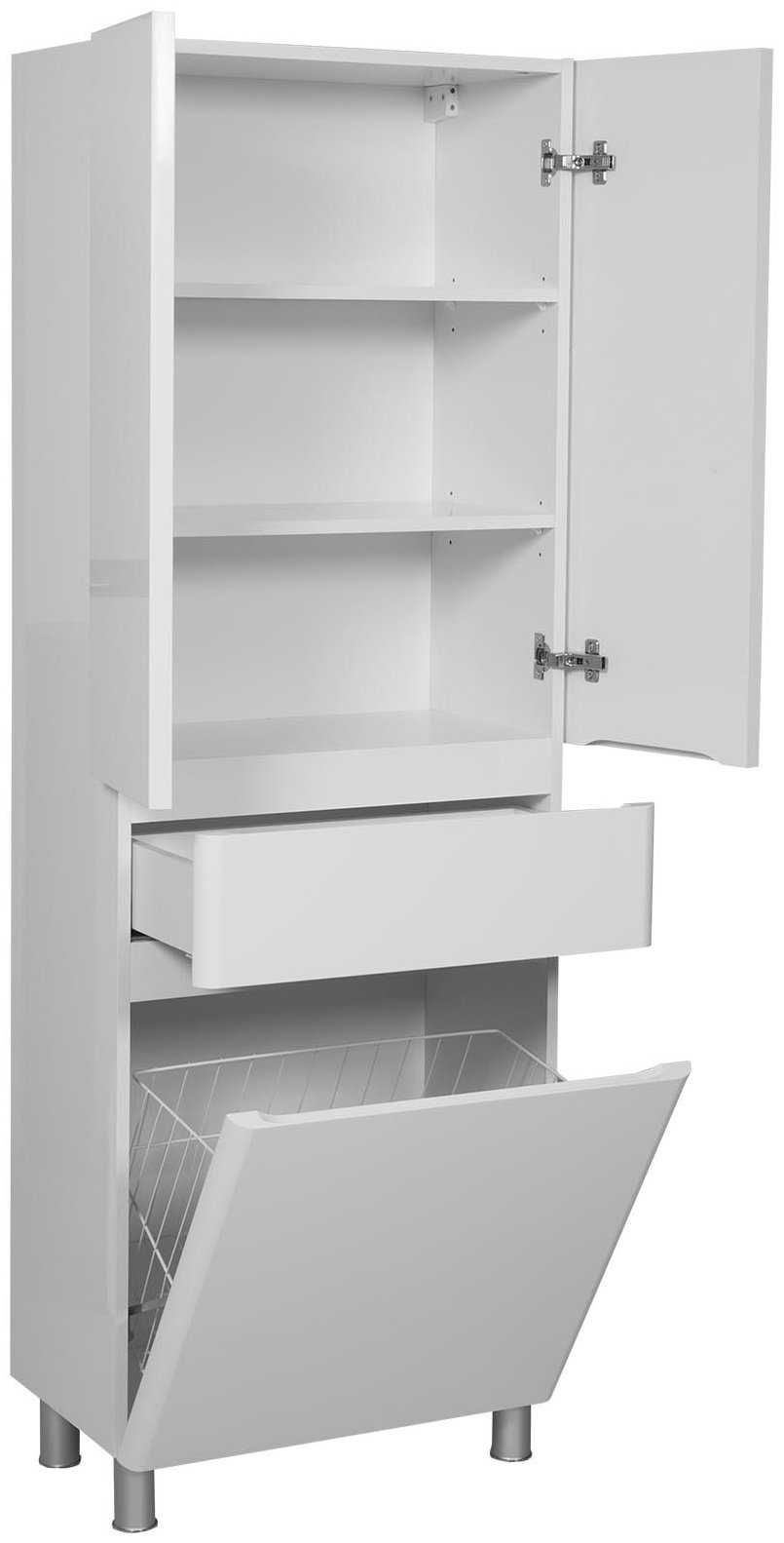 AQUARODOS АКЦЕНТ 60, 60x35.5x175 см, белый