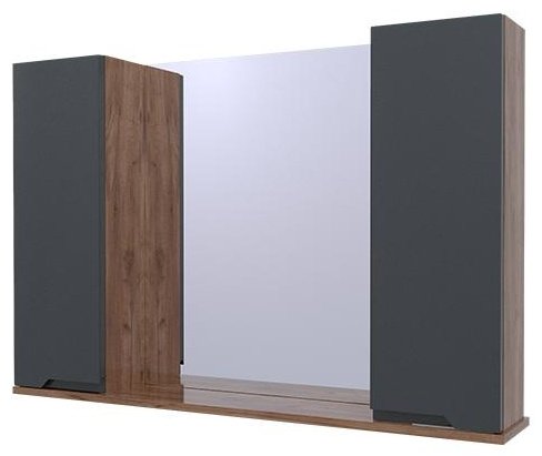 Шкаф навесной AVK Ингрид 90x17.5x70см серый купить,NaN