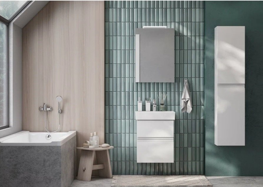 Шкаф навесной Roca OLETA 500 50x13.7x70см белый