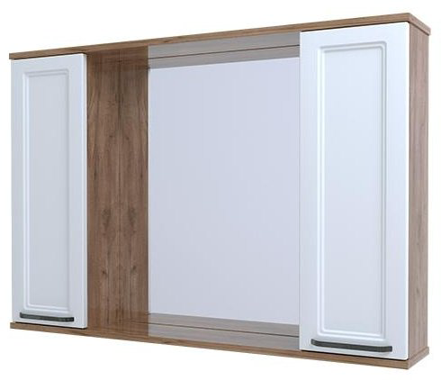 Шкаф навесной AVK Эрика 100x17.5x70см белый купить,NaN
