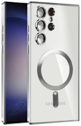 Чехол Для Samsung Galaxy S24 Ultra серебристый купить,668