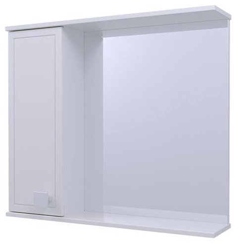 Шкаф зеркальный навесной KABINKA.KZ K0000088263, 55x17.5x70 см, белый купить,NaN