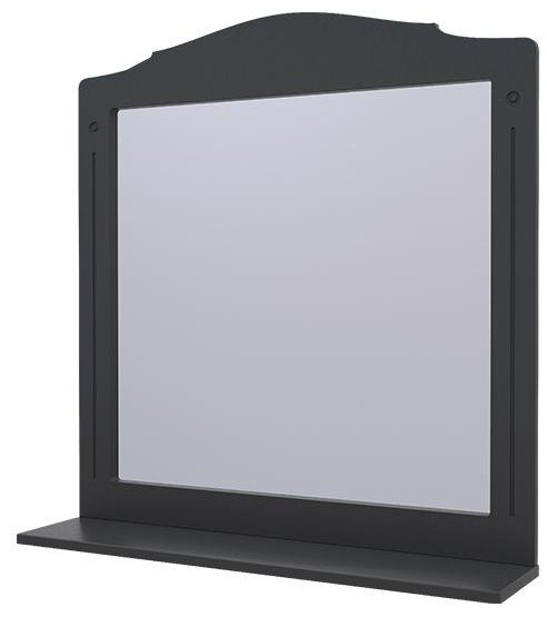 Шкаф навесной AVK Адель, 100x17.5x70 см, черный