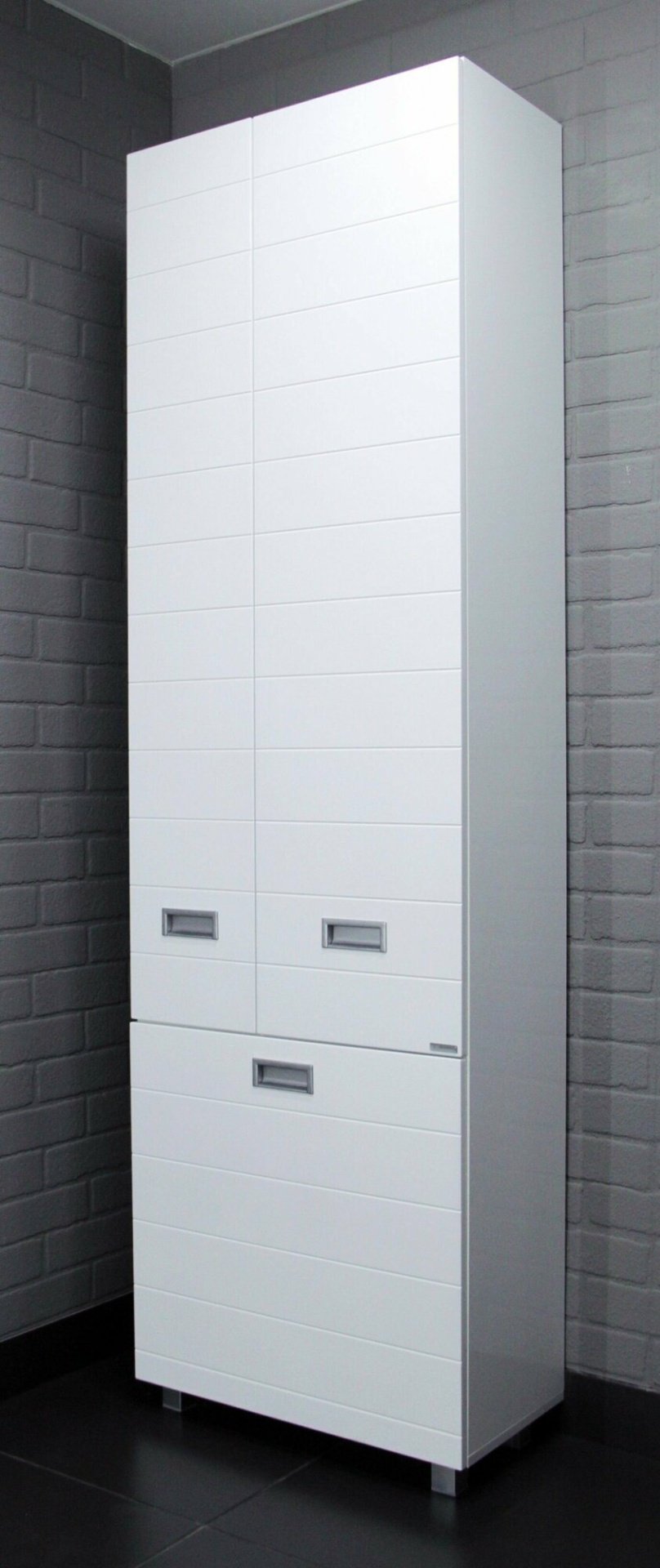 Шкаф-пенал напольный KABINKA.KZ DC5014P, 60x34.6x200 см, белый