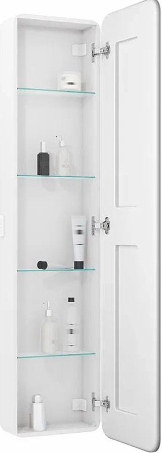 Шкаф навесной TA-CBled 40x18x160см белый купить,NaN