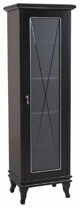 Шкаф напольный AQUARODOS Беатриче, 50.5x36.5x162 см, черный купить,NaN
