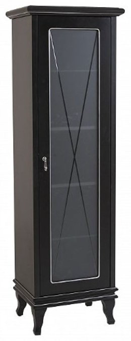 Шкаф напольный AQUARODOS Беатриче, 50.5x36.5x162 см, черный купить,NaN