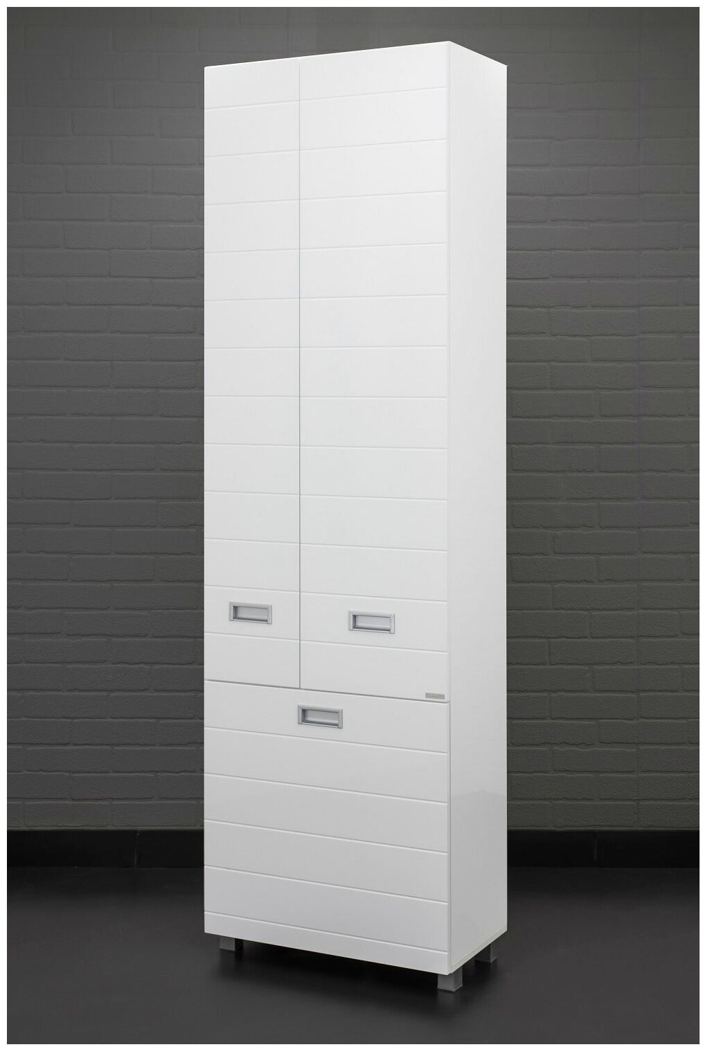 Шкаф-пенал напольный KABINKA.KZ DC5014P, 60x34.6x200 см, белый