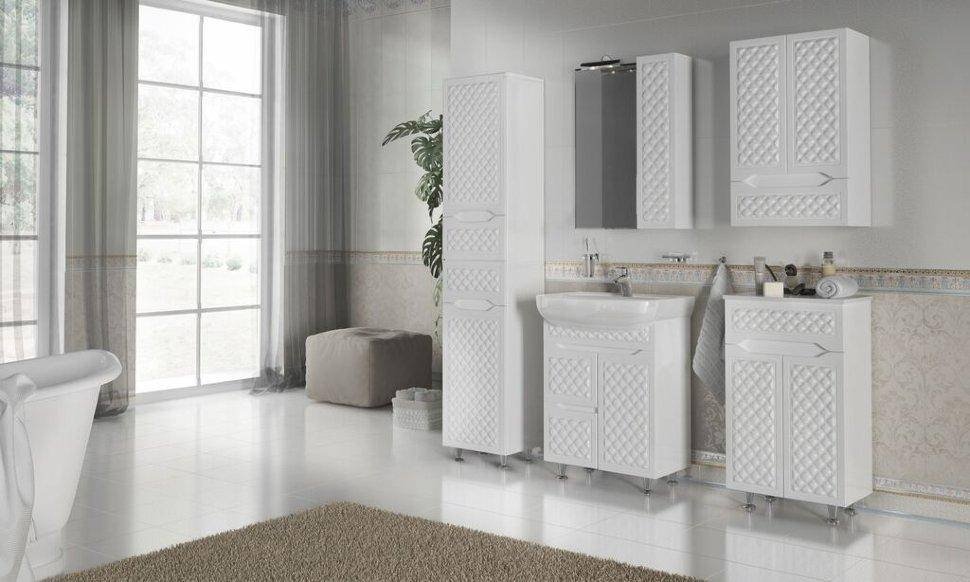 AQUARODOS одорс 55 R, 55x16.5x80 см, белый