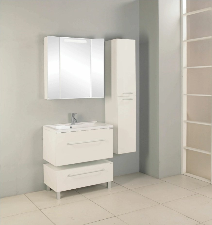 Шкаф навесной AQUATON K0000095714, 80x15.3x75 см, белый