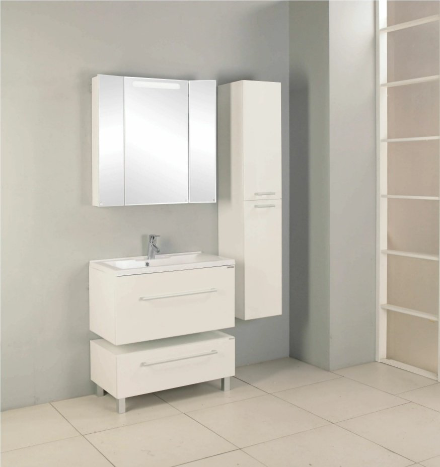 Шкаф навесной Aquaton K0000095714 80x15.3x75см белый купить,NaN