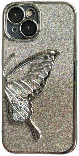 Чехол Для Apple iPhone 15 серебряный купить,3020