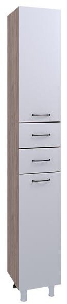 Шкаф навесной AVK Лада, 35x32x180 см, белый