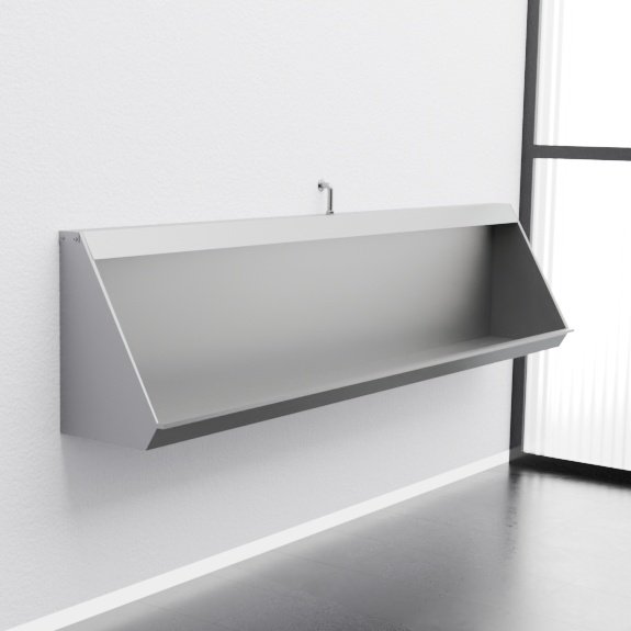 Тругор писсуар ПКА 2000 мм прав, металл